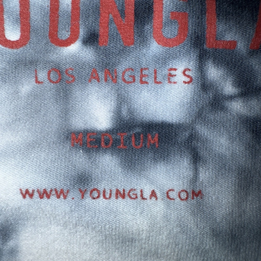 YoungLa Mens Tie Dye Floral Tee Size Med oversized - Picture 2 of 4